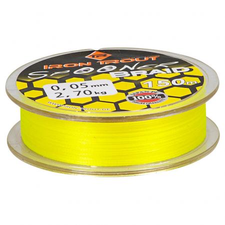  Angelschnur Spooner Braid (gelb, 150 m)