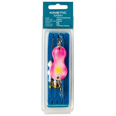 Kinetic Plattfisch-Vorfach Sabiki Plaice Leader Rig (kinky pinky)