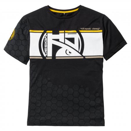 Hotspot Linear Carpfishing T-Shirt Herren (Black)