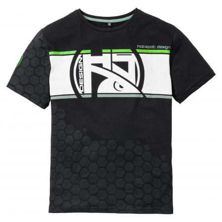  Linear Zander T-Shirt Herren (Black)