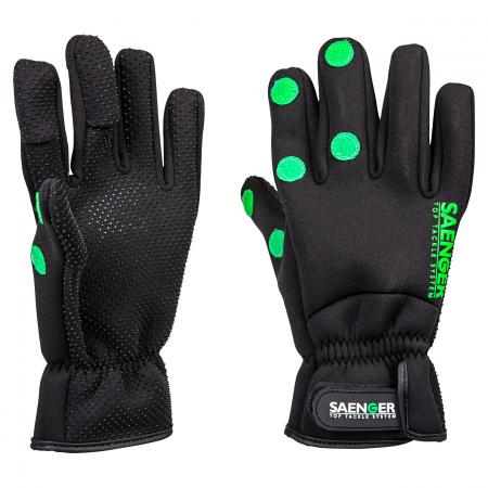 Power Gripp Thermo Handschuh Unisex (Schwarz/Grün)