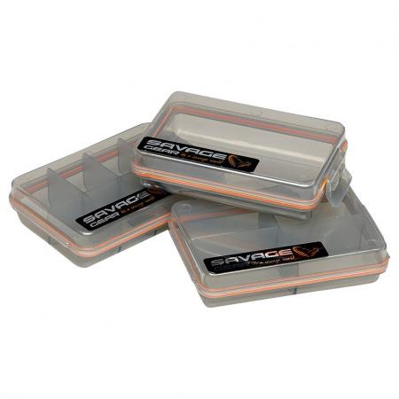 Savage Gear Köderbox Pocket Smoke Box (Dreierpack)