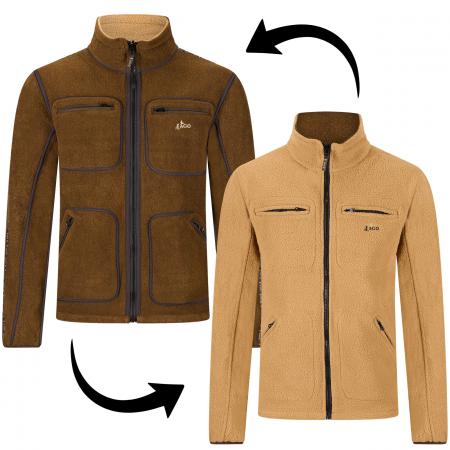  Wendejacke Sherpa Asko Herren (Braun)