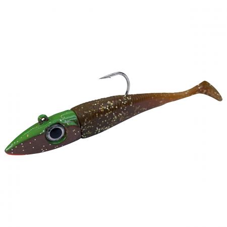Eisele Gummifisch Flexxxi Mini mit Twitcher (paddle, motoroil uv)