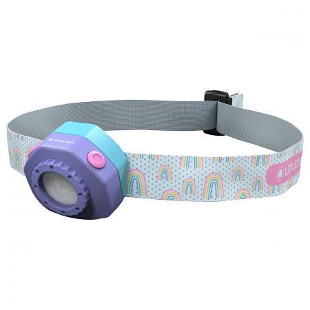 Led Lenser Stirnlampe KIDLED4R (lila)