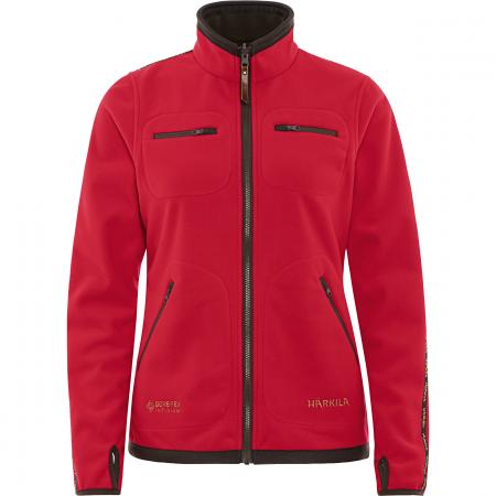  Kamko Fleece Jacket Damen (Brown/Red)