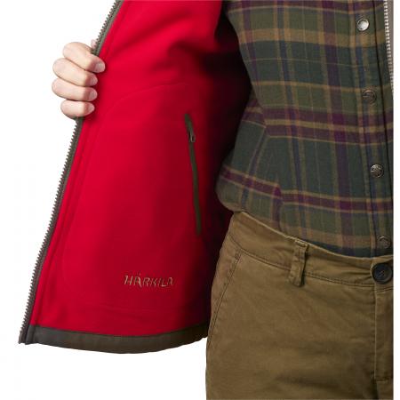  Kamko Fleece Jacket Damen (Brown/Red)