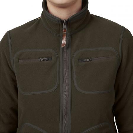  Kamko Fleece Jacket Damen (Brown/Red)
