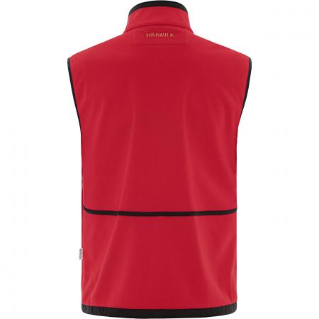  Kamko Fleece Waistcoat Herren (Brown/Red)