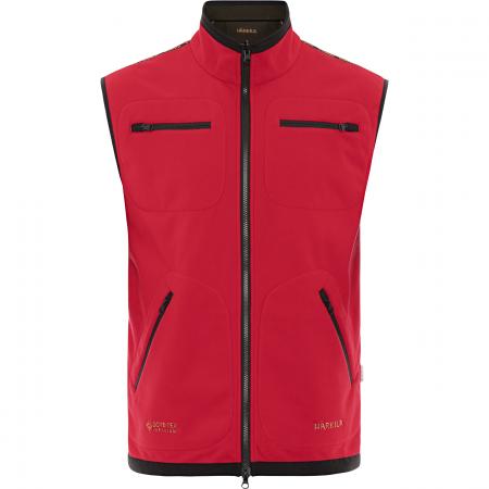  Kamko Fleece Waistcoat Herren (Brown/Red)