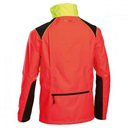  X-treme Hybrid Schlupfjacke Herren (Neonrot/Gelb)