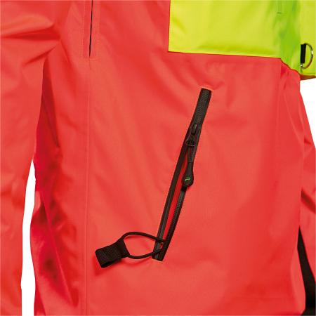  X-treme Hybrid Schlupfjacke Herren (Neonrot/Gelb)