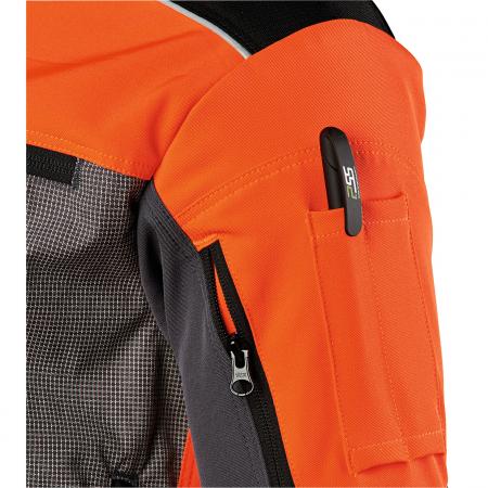 PSS X-treme Vectran Forestry Jacket Men (Neon Red/Grey)