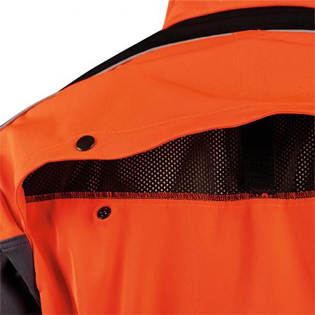 PSS X-treme Vectran Forestry Jacket Men (Neon Red/Grey)