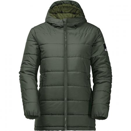 Spirit Ins Long Jacket Y Kinder (Thyme Green)