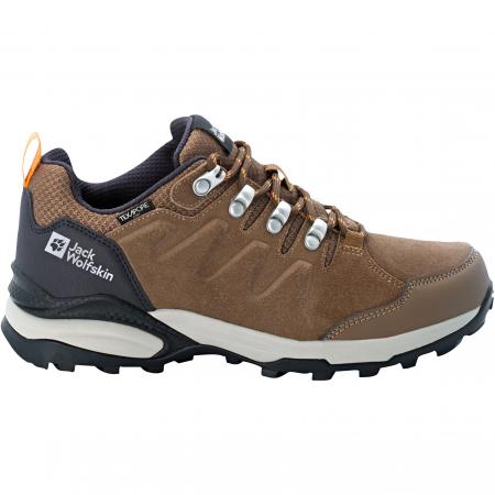 Jack Wolfskin Refugio Texapore Low W Damen (Brown/Apricot)