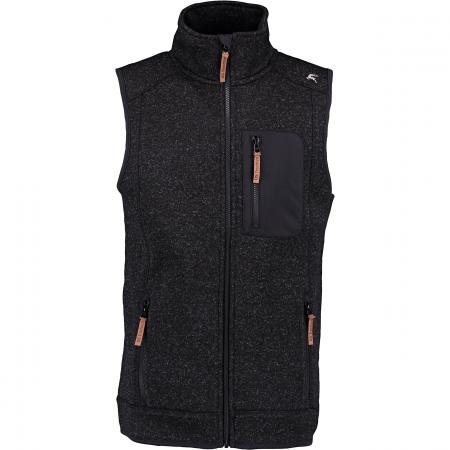  Klesi Strickfleece Weste Herren (Anthrazit)
