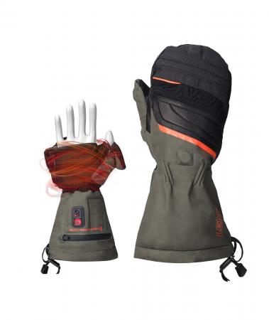  Heat Glove 1.0 Finger Cap Hunting Mittens (Grün/Orange)