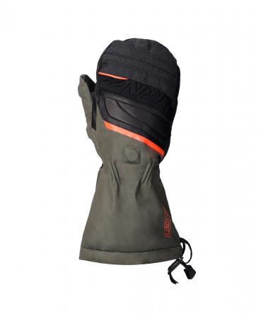  Heat Glove 1.0 Finger Hunting Mittens (Green/Orange)