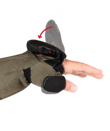  Heat Glove 1.0 Finger Cap Hunting Mittens (Grün/Orange)