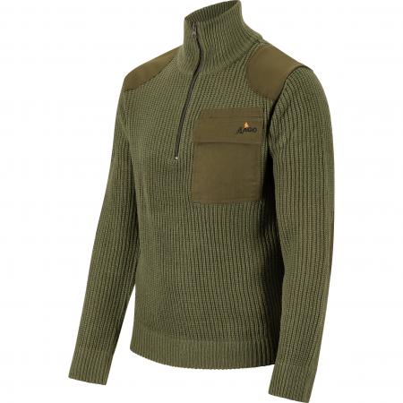  Knitted Troyer Storm Men (Olive)