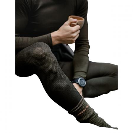 Base Active Long Johns Unisex (Dark Willow Green)