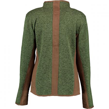 Detit Knitted Fleece Jacket For Women (Traditional Green)