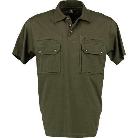  Fuzao Polo Shirt 1/2 Sleeve Men (Khaki/Mud)
