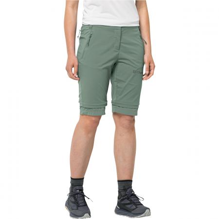  Glastal Zip Off Pants W Damen (Picnic Green)