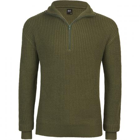  Marine Pullover Troyer Herren (Olive)