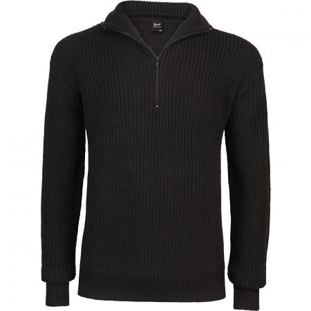  Marine Pullover Troyer Herren (Black)