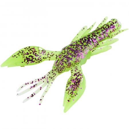  Softlure Scary Crab (Purple Chartreuse)