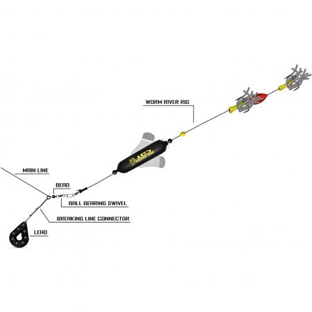  Worm River Rig Leader