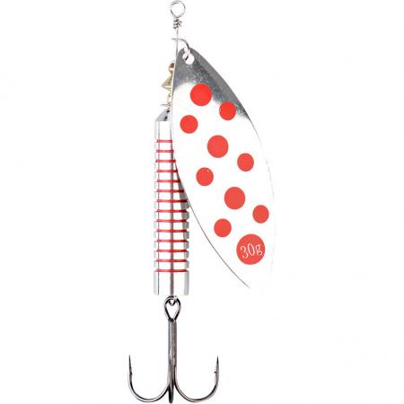 Salmon Spinner (Silver/Red)
