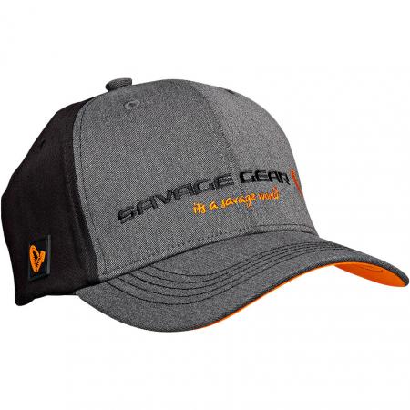 Savage Gear Strike Cap Unisex (Grey Melange/Black)