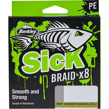 Berkley Angelschnur Sick Braid (150m, Hi-Viz Yellow)