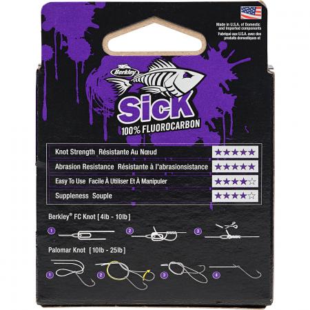  Angelschnur Sick Fluorocarbon Leader
