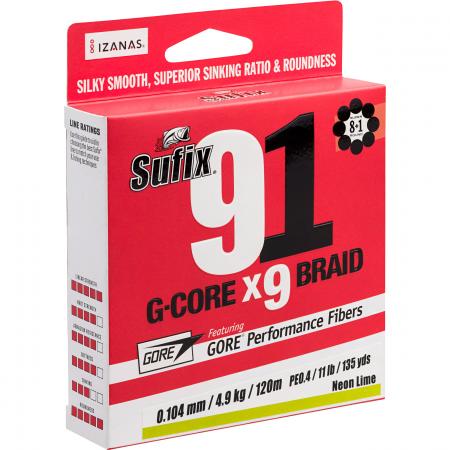 Geflechtschnur 91 Braid (Lo-Vis Green, 150 m)