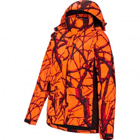  Drückjagd-Jacke Keiler Plus Damen (Orange Camouflage)