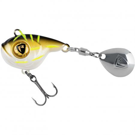 Fox Rage Kunstköder Ultra UV Big Eye Spin (Black & Gold)