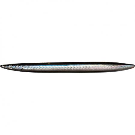  Meerforellenköder 3D Line Thru (Black Silver)