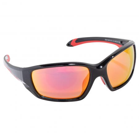  Polbrille Target (Schwarz/Orangene Gläser)