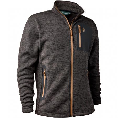  Sarek Strickjacke Herren (Dark Grey Melange)