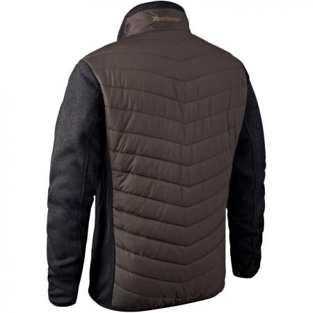  Moor Padded Jacket Men, With Knit (Brown Leaf)