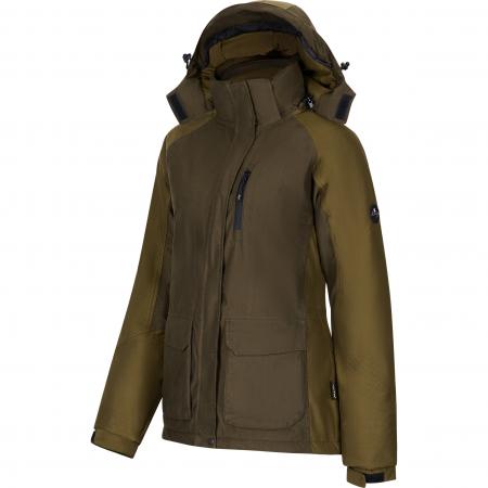 il Lago Sie Funktionsjacke Huntress Damen (Dunkeloliv/Braun)