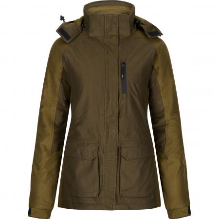 il Lago Sie Funktionsjacke Huntress Damen (Dunkeloliv/Braun)