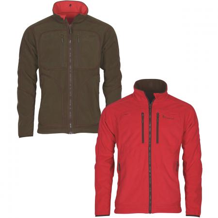  Furudal Reversible Fleece Jacket Herren (H.Brown/Red)