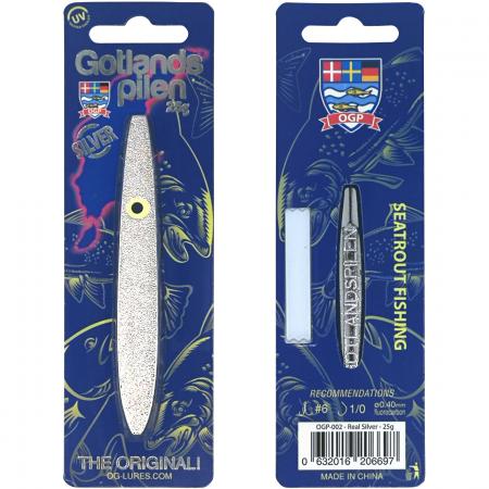 OGP Sea Fishing Bait Gotlandspilen (Real Silver)