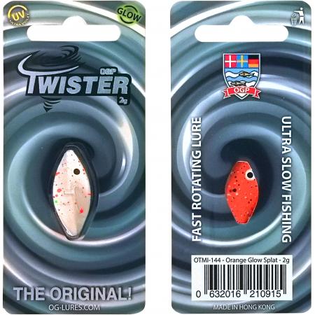  Twister (Orange White Glow Splat)