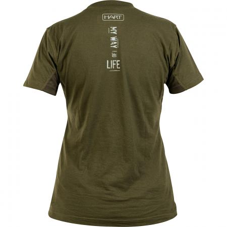  Branded Basurde T-Shirt Damen (Dunkeloliv)